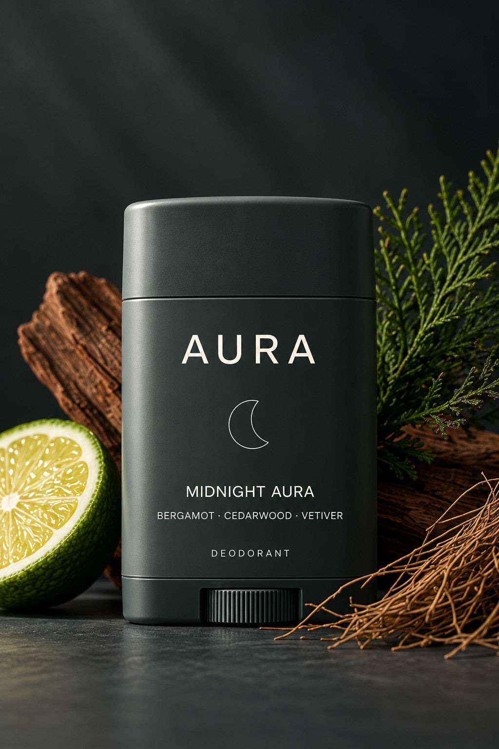 Conceptual packaging for Midnight Aura
